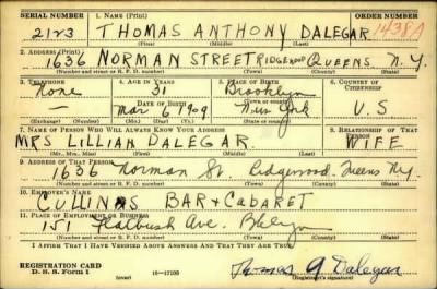 Thumbnail for Thomas Anthony > Dalegar, Thomas Anthony (1909)