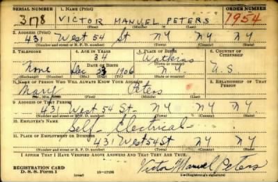 Thumbnail for Victor Manuel > Peters, Victor Manuel (1906)