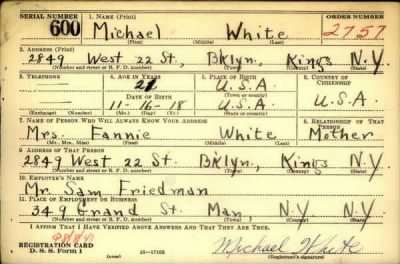 Thumbnail for Michael > White, Michael (1918)