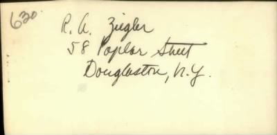 Thumbnail for Russell Anglemoyer > Ziegler, Russell Anglemoyer (1907)