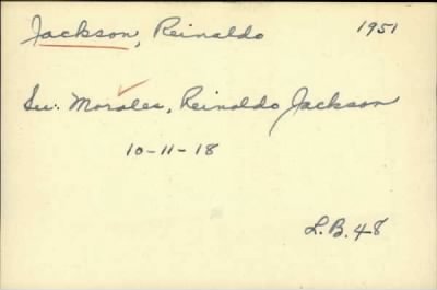 Thumbnail for Reginald Harzfeld > Jackson, Reginald Harzfeld (1909)