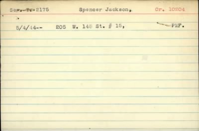 Thumbnail for Spencer > Jackson, Spencer (1903)