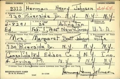 Thumbnail for Herman Henry > Johnson, Herman Henry (1905)