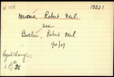 Thumbnail for Robert David > Marcus, Robert David (1902)