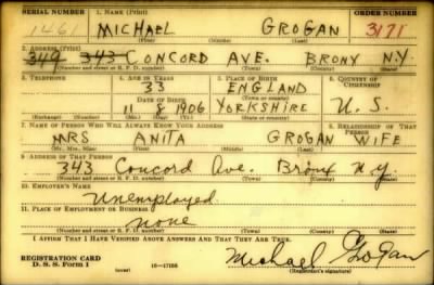 Thumbnail for Michael > Grogan, Michael (1906)