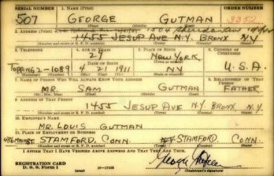 Thumbnail for George > Gutman, George (1911)