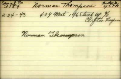 Thumbnail for Norman > Thompson, Norman (1913)