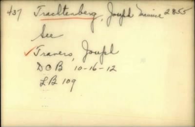 Thumbnail for Joseph Jerome > Trachtenberg, Joseph Jerome (1924)