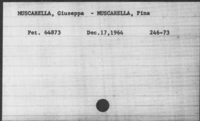 Thumbnail for 1964 > MUSCARELLA, Giuseppa