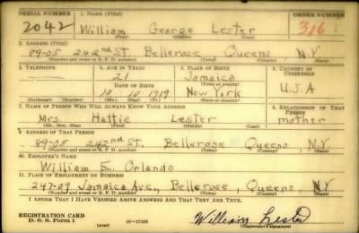 Thumbnail for William George > Lester, William George (1919)