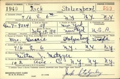 Thumbnail for Jack > Stolzenberg, Jack (1911)