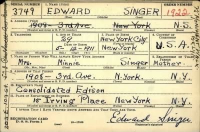 Thumbnail for Edward > Singer, Edward (1911)