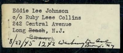 Thumbnail for Eddie Lee > Johnson, Eddie Lee (1919)