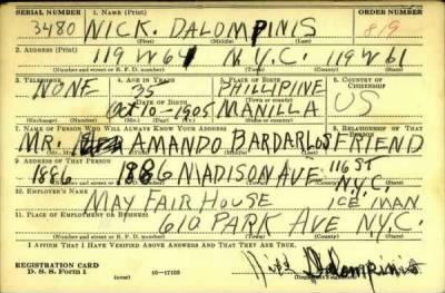 Thumbnail for Nick > Dalompinis, Nick (1905)