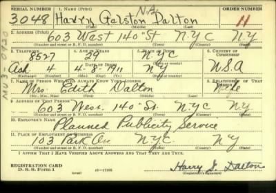 Thumbnail for Harry Gelston > Dalton, Harry Gelston (1911)