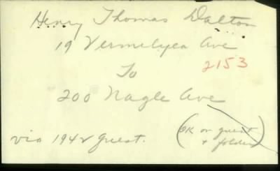 Thumbnail for Henry Thomas > Dalton, Henry Thomas (1906)