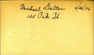 Thumbnail for Michael Lawrence > Dalton, Michael Lawrence (1905)