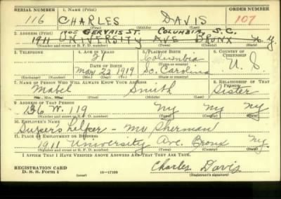 Thumbnail for Charles > Davis, Charles (1919)