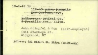 Thumbnail for Walter John > Stimpfel, Walter John (1918)