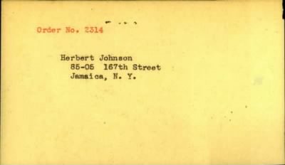 Thumbnail for Herbert > Johnson, Herbert (1914)