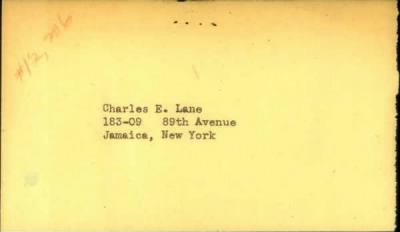 Thumbnail for Charles Elliott > Lane, Charles Elliott (1923)