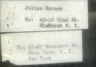 Thumbnail for Julian > Hauser, Julian (1914)