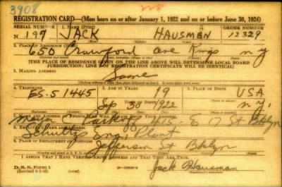 Thumbnail for Jack > Hausman, Jack (1922)