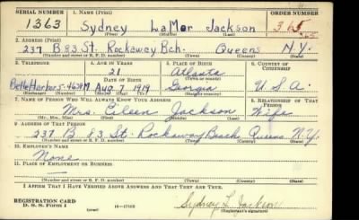 Thumbnail for Sydney Lamar > Jackson, Sydney Lamar (1919)