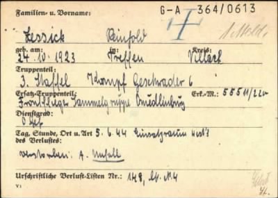 Reinhold > Zessick, Reinhold (G-A 364/0613)