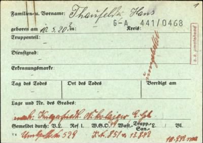 Thumbnail for Hans > Thaufelder, Hans (G-A 441/0468)