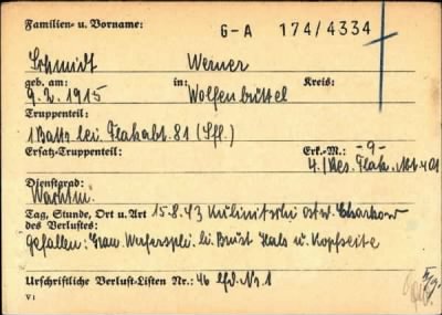 Thumbnail for Werner > Schmidt, Werner (G-A 174/4334)