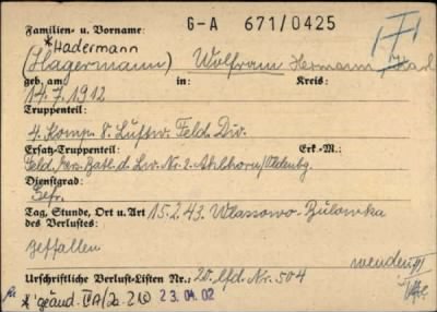 Thumbnail for Wolfram-hermann > Hagermann, Wolfram-hermann (G-A 671/0425)