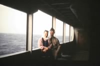 Thumbnail for Charles & Ruby Pickard on ship from Germany.JPG