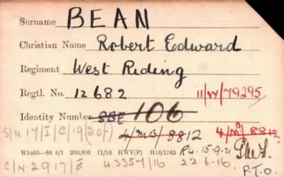 Thumbnail for 012/0048/BEA-BEA > Bean, Robert Edward (12682)