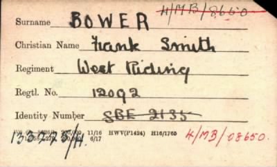 Thumbnail for 020/0078/BOW-BOW > Bower, Frank Smith (12092)