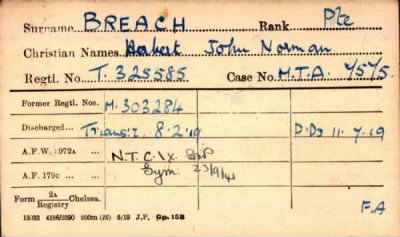 Thumbnail for 022/0086/BRA-BRE > Breach, Herbert John Norman (T 325585, M 303284)