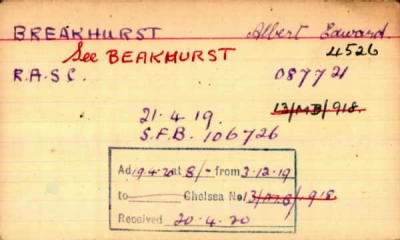 Thumbnail for 022/0086/BRA-BRE > Breakhurst, Albert Edward (4526, 087721)