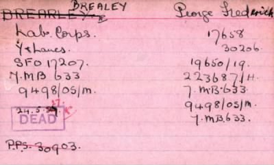 Thumbnail for 022/0086/BRA-BRE > Brealey, George Frederick (17658, 30206, 19650/19, 223687/H)