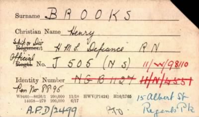 Brooks, Henry (J 505 (N S)) > Page 1