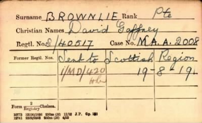 Thumbnail for 027/0101/BRO-BRU > Brownlie, David Gaffney (S/40517)