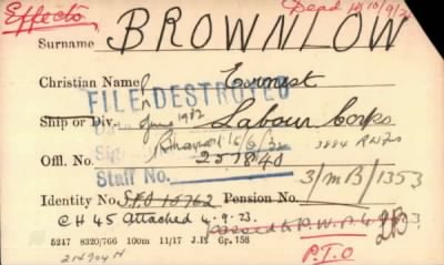 Thumbnail for 027/0101/BRO-BRU > Brownlow, Ernest (3884 Rwfus)