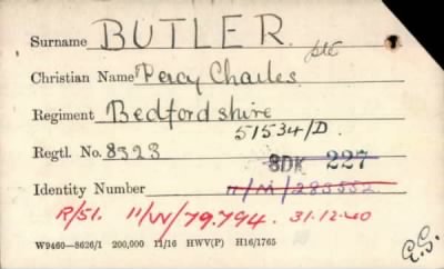 Thumbnail for 032/0116/BUT-BUT > Butler, Percy Charles (8323, 51534/D)