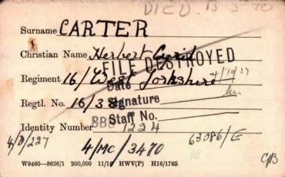 Thumbnail for 037/0132/CAR-CAR > Carter, Herbert Cecil (16/38)