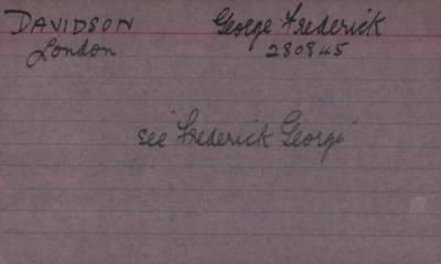 Thumbnail for 056/0207/DAV-DAV > Davidson, George Frederick (280845)