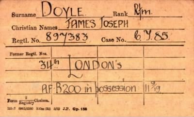 Thumbnail for 063/0237/DOW-DRA > Doyle, James Joseph (897383)