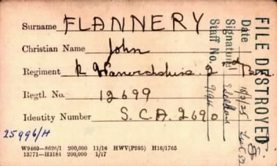 Thumbnail for 075/0282/FLA-FLE > Flannery, John (12699)