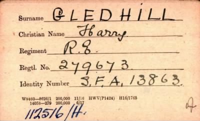 Thumbnail for 085/0321/GLA-GLI > Gledhill, Harry (279673)