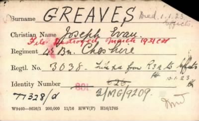 Thumbnail for 090/0336/GRA-GRE > Greaves, Joseph Evan (3038)