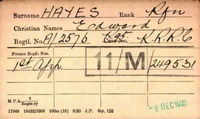 Thumbnail for 099/0380/HAY-HAY > Hayes, Edward (A/2576)