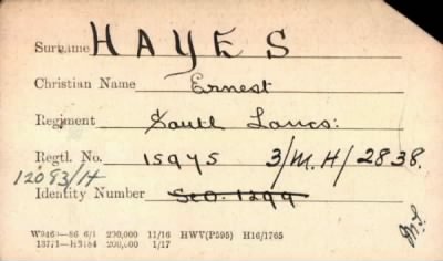 Thumbnail for 099/0380/HAY-HAY > Hayes, Ernest (12083/H, 15975)